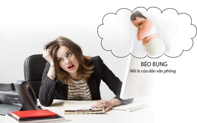 giảm mỡ bụng cho dân văn phòng